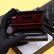 Chanel CC black caviar / lambskin wallet - 5