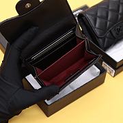 Chanel CC black caviar / lambskin wallet - 2