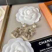 chanel crystal pearl cc earings - 4