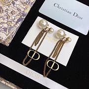 Dior double pear long earings  - 5