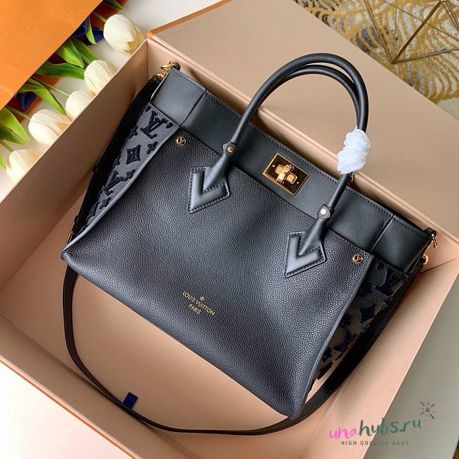 Louis Vuitton On The Side Nappa Soft Leather MM Bag - 1