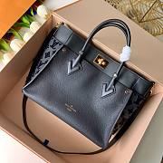 Louis Vuitton On The Side Nappa Soft Leather MM Bag - 1