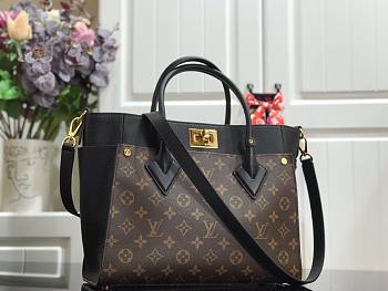 Louis Vuitton On The Side monogram Leather MM Bag