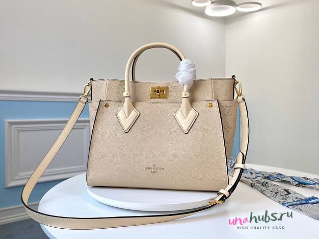 Louis Vuitton On My Side MM in Cream M53823 - 1