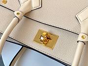 Louis Vuitton On My Side MM in Cream M53823 - 5