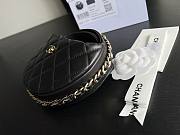 Chanel black lambskin pouch - 6