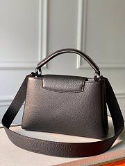 Chanel capucines all black MM leather bag - 3