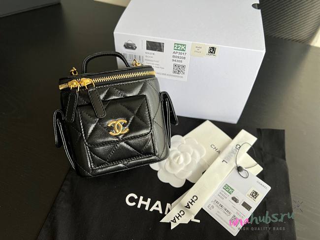 Chanel Cargo Vanity Mini Black Bag - 1