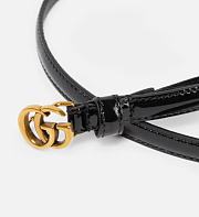 Gucci GG patent leather belt 1.27cm - 4