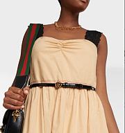 Gucci GG patent leather belt 1.27cm - 2
