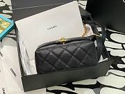 Chanel 23C Vanity Mini Top Handle Black Caviar Bag - 4