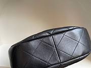 Chanel 22p hobo black lambskin gold hardware bag - 2