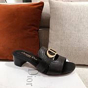 Dior 30 Montaigne gold slides/ heeled sandal  - 6