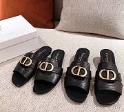 Dior 30 Montaigne gold slides/ heeled sandal  - 1