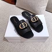 Dior 30 Montaigne gold slides/ heeled sandal  - 2