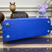 Louis Vuitton Capucines Blue Ostrich leather PM/MM bag - 3