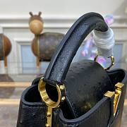 Louis Vuitton Capucines Black Ostrich leather mini bag - 6