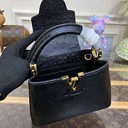 Louis Vuitton Capucines Black Ostrich leather mini bag - 5