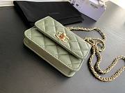 Chanel CC Woc Mini Green Bag - 4