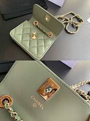 Chanel CC Woc Mini Green Bag - 2