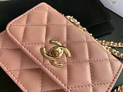 Chanel CC Trendy Mini Pink Bag - 2