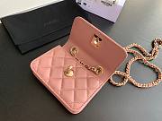 Chanel CC Trendy Mini Pink Bag - 5