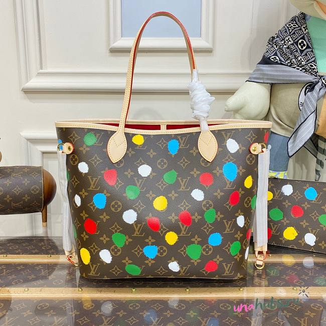 Louis Vuitton x Yayoi Kusama Neverfull Bag  - 1