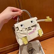 Hermes Kellydole Picto Epsom Nata Bag - 6