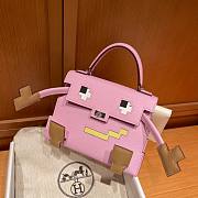 Hermes Kellydole Picto Epsom Pink Bag - 1