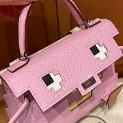 Hermes Kellydole Picto Epsom Pink Bag - 2