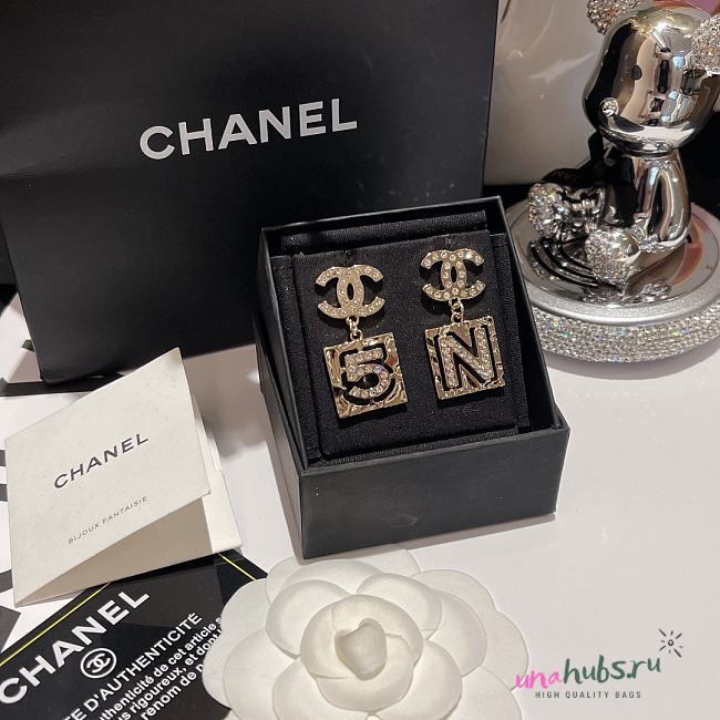 Chanel No. 5 CC Earrings - 1