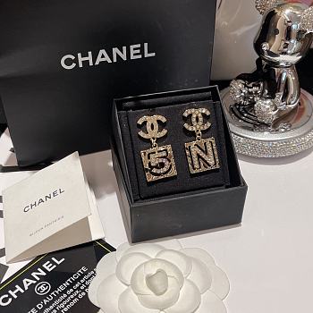 Chanel No. 5 CC Earrings