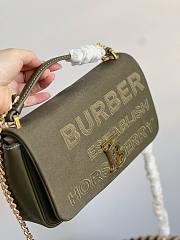 Burberry Kaki Small Horseferry Lola Bag - 6