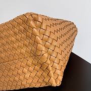 Bottega Veneta Cabat Tote Brown Lambskin Bag - 3