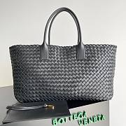 Bottega Veneta Cabat Tote Black Lambskin Bag - 1