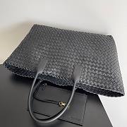 Bottega Veneta Cabat Tote Black Lambskin Bag - 3