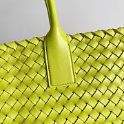 Bottega Veneta Cabat Tote Neon Lambskin Bag - 3