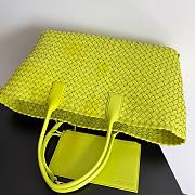 Bottega Veneta Cabat Tote Neon Lambskin Bag - 4