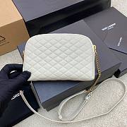 YSL Gaby white quilted-leather cross-body bag - 4