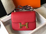 Hermes Constance 24 Red Epsom Gold Bag - 1