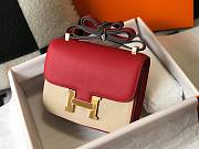 Hermes Constance 24 Red Epsom Gold Bag - 5