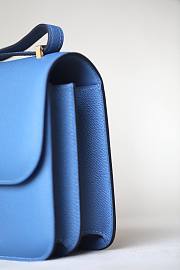 Hermes Constance 24 Blue Epsom Gold Bag - 5