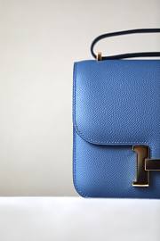 Hermes Constance 24 Blue Epsom Gold Bag - 6