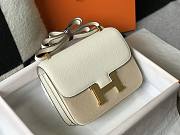 Hermes Constance 24 White Epsom Gold Bag - 5