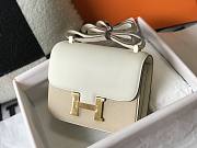 Hermes Constance 24 White Epsom Gold Bag - 3