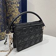 Dior Lady Top Handle Srawstring Black Mini bag  - 2