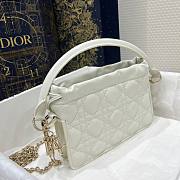 Dior Lady Top Handle Srawstring White Mini bag - 2