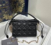 Dior Lady Top Handle Srawstring Black Mini bag  - 1