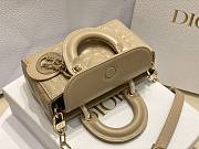 Dior D-Joy Beige Leather Mini Bag - 5