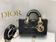 Dior D-Joy Black Leather Mini Bag - 1